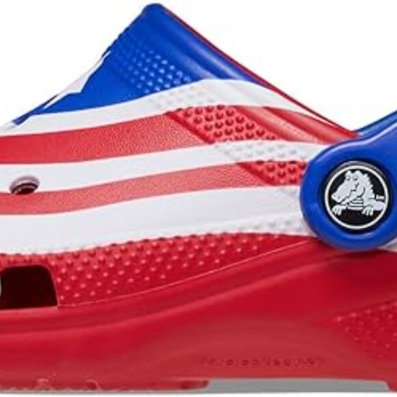 Crocs Unisex-Child Classic American Flag Clogs (Toddler/Little Kid) - Picture 4 of 5